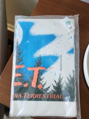 Vintage NOS ET Extra-Terrestrial Tablecloth Table Cover